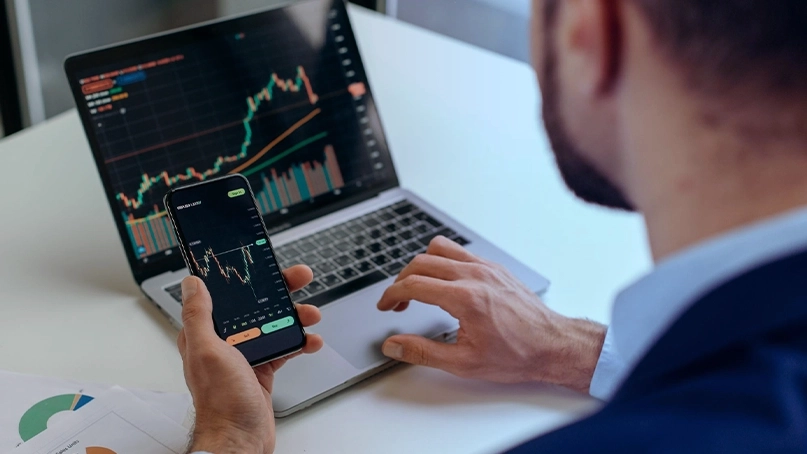 Panel de control de trading de Fidelidad Finvex